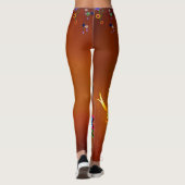 Funny mexican cactus leggings (Achterkant)
