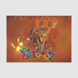 Funny mexican cactus tissuepapier