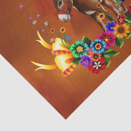 Funny mexican cactus tissuepapier (Detail)