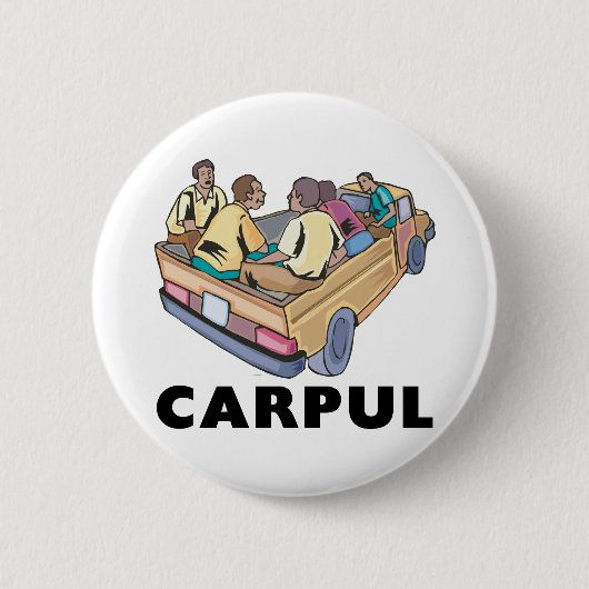 Funny Mexican Carpul Ronde Button 5,7 Cm (Voorkant)