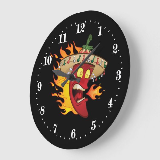 Funny Mexican chili pepper Grote Klok (Hoek)