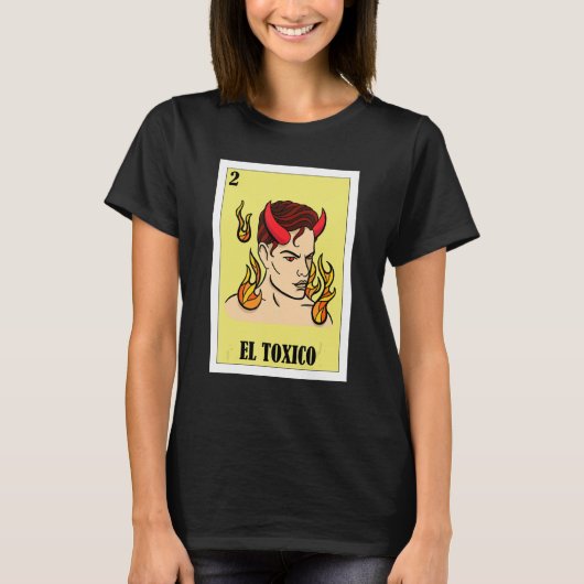 Funny Mexican Design - El Toxico_1 T-shirt (Voorkant)