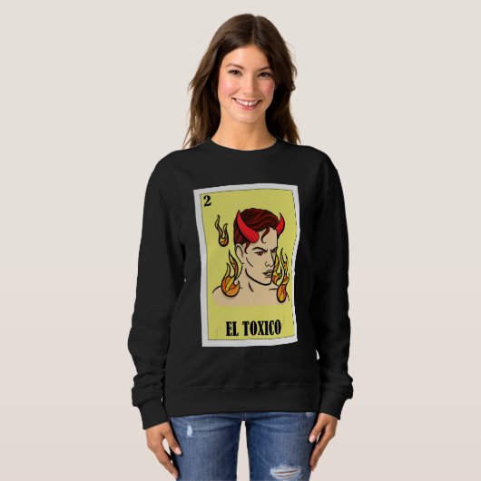 Funny Mexican Design - El Toxico_1 Trui (Voorkant volledig)