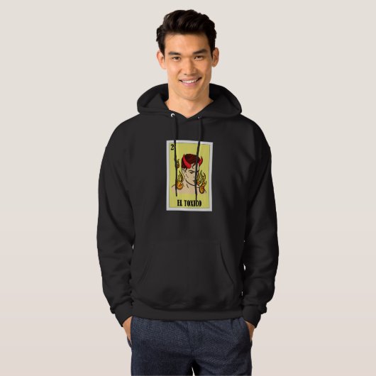 Funny Mexican Design - El Toxico Premium Hoodie (Voorkant volledig)