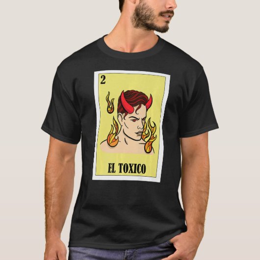 Funny Mexican Design - El Toxico Premium T-shirt (Voorkant)