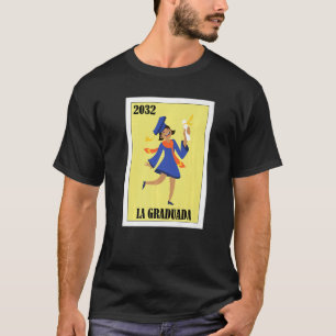 Funny Mexican Design for Afstuderen - La Graduada T-shirt