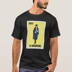 Funny Mexican Design for Afstuderen - La Graduada T-shirt