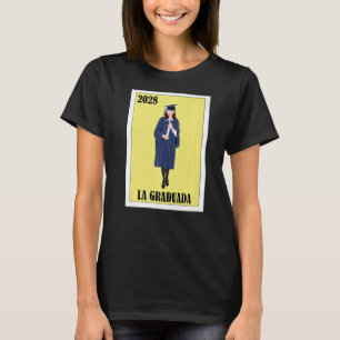 Funny Mexican Design for Afstuderen - La Graduada T-shirt