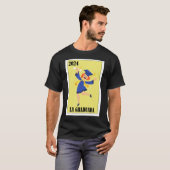 Funny Mexican Design for Afstuderen - La Graduada T-shirt (Voorkant volledig)