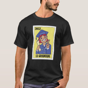 Funny Mexican Design for Afstuderen - La Graduada T-shirt