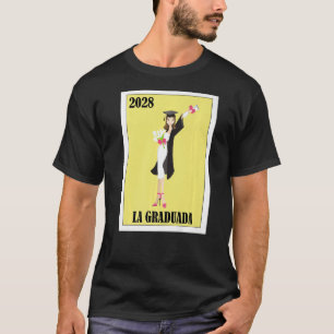 Funny Mexican Design for Afstuderen - La Graduada T-shirt