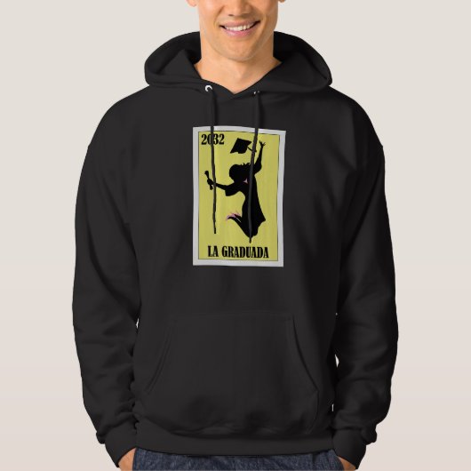 Funny Mexican Design for Graduation - La Graduada  Hoodie (Voorkant)