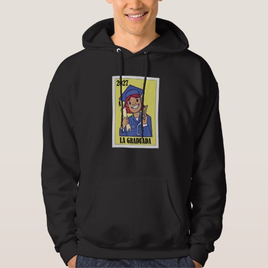 Funny Mexican Design for Graduation - La Graduada  Hoodie (Voorkant)