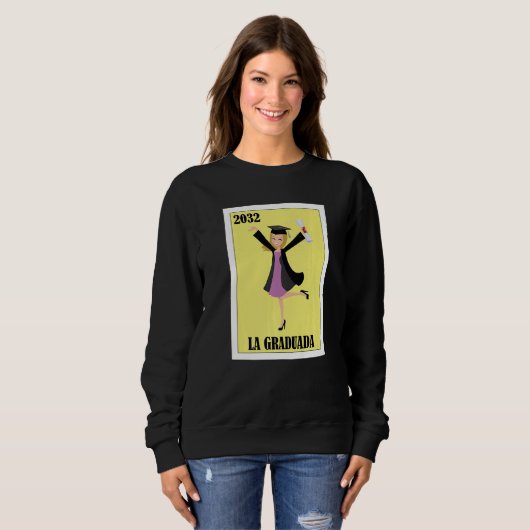 Funny Mexican Design for Graduation - La Graduada  Trui (Voorkant volledig)