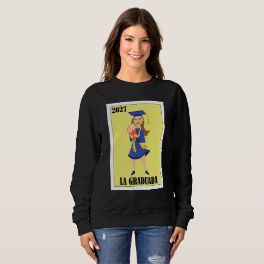 Funny Mexican Design for Graduation - La Graduada  Trui (Voorkant volledig)