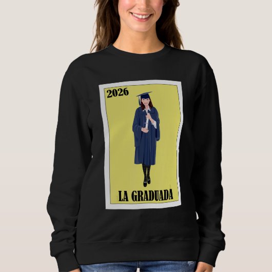 Funny Mexican Design for Graduation - La Graduada  Trui (Voorkant)