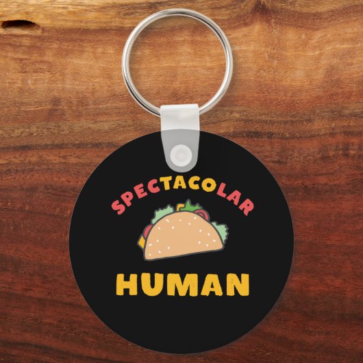 Funny Mexican Food Pun Taco Sleutelhanger (Voorkant)