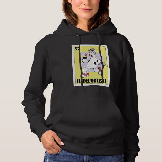 Funny Mexican for Athletes  El Deportista Hoodie (Voorkant)