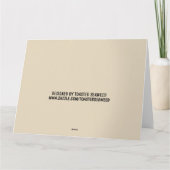 FUNNY MEXICAN GUY GIANT BIRTHDAY WENSKAART KAART (Achterkant)