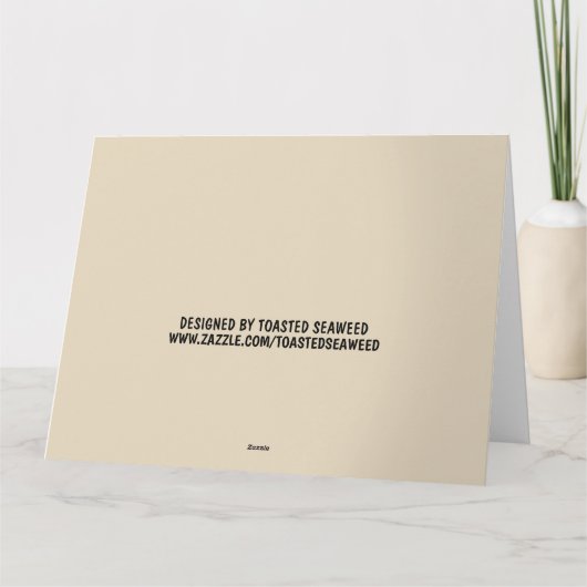 FUNNY MEXICAN GUY GIANT BIRTHDAY WENSKAART KAART (Achterkant)