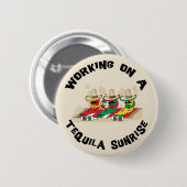 Funny Mexican Tequila Sunrise Ronde Button 5,7 Cm (Voorkant /achterkant)