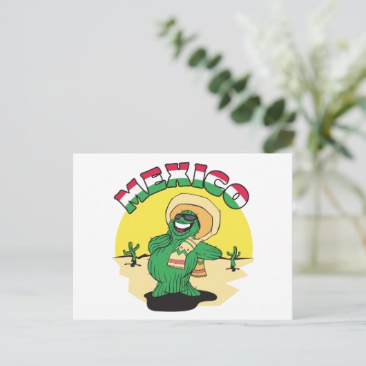Funny Mexico Briefkaart (Staand voorkant)