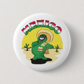 Funny Mexico Ronde Button 5,7 Cm (Voorkant)