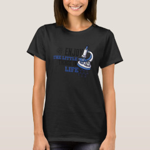 FUNNY MICROSCOPE, MICROBIOLOGISTEN BIOLOGIE NERD S T-SHIRT