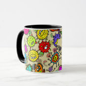 Funny Microscopic Laboratories Organismen Mok (Voorkant links)