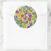 Funny Microscopic Laboratories Organismen Ronde Sticker (Tas)