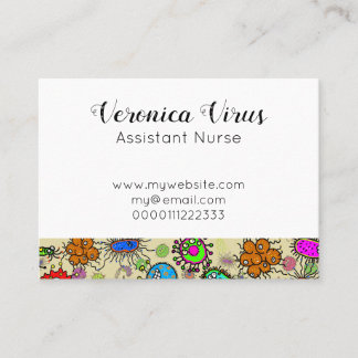 Funny Microscopic Laboratories Organismen Visitekaartje