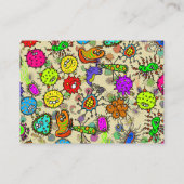 Funny Microscopic Laboratories Organismen Visitekaartje (Achterkant)