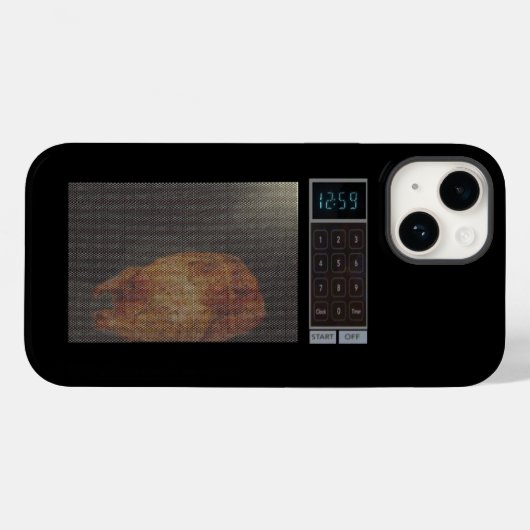 Funny Microwave Oven Case-Mate iPhone Case (Achterkant (horizontaal))