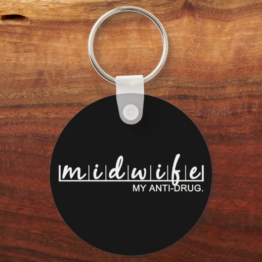 Funny Midechtgenote My Anti-Drug Sleutelhanger (Voorkant)