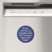 Funny "Midnight Snack", aangepaste kleurenmagneet Magneet (Insitu (Vaatwasser))