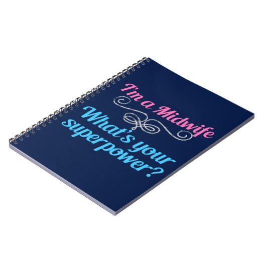 Funny Midoman Superheld Notitieboek (Linkerzijde)