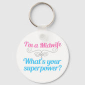 Funny Midoman Superheld Sleutelhanger (Achterkant)