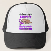 Funny Migraine Headache Awareness Giften Trucker Pet (Voorkant)