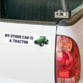 Funny "Mijn andere auto is een trekker" Bumpersticker (Op Truck)