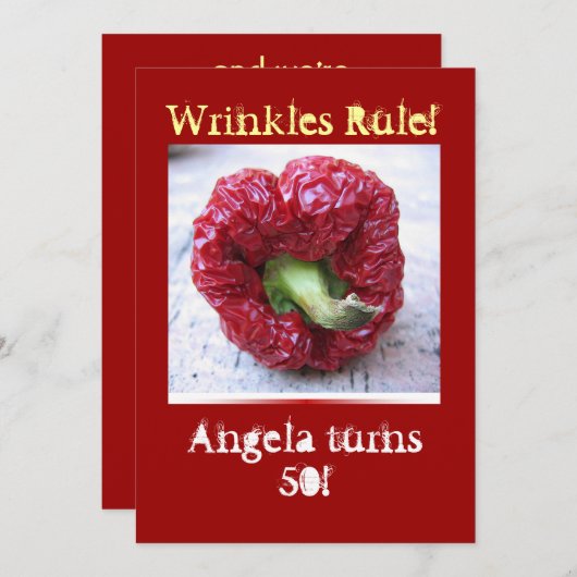 Funny Milestone Birthday Kaart (Voorkant / Achterkant)