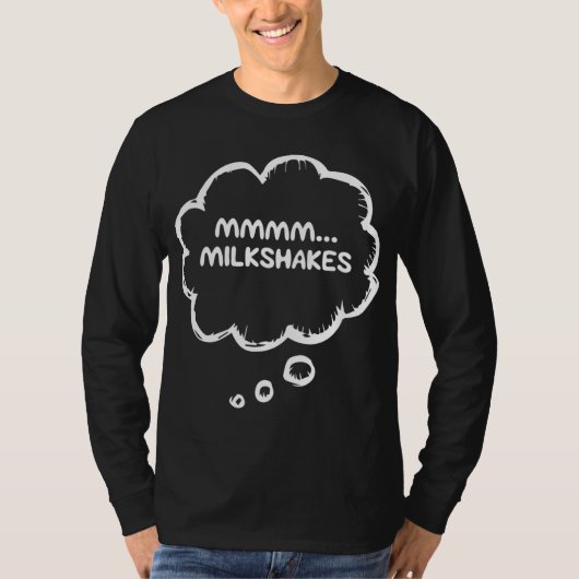 Funny Milk Drink Lovers Apparel Gear Meme mmmm... T-shirt (Voorkant)