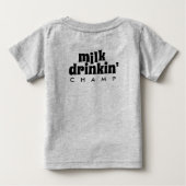 Funny Milk Drinkin' Champ (Achterkant)