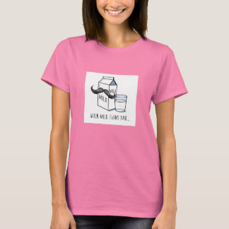 Funny Milk & Mustache - Tanktop voor dames
