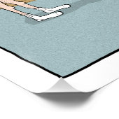 Funny Milking de Koe Poster (Hoek)