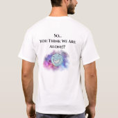 Funny Milky Way Galaxy Cool T-Shirt (Achterkant)