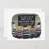 Funny Mime Club Briefkaart (Voorkant / Achterkant)