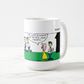 Funny Mime Nabuurschap Koffiemok (Voorkant rechts)