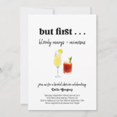 Funny Mimosa en Bloody Mary Vrijgezellenfeest Kaart (Voorkant)