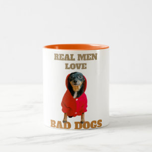 Funny Min Pin Coffee Cup voor mannen Tweekleurige Koffiemok