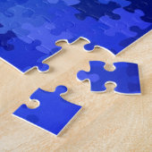 Funny Mind Teaser Puzzle of a Puzzle / Blue Legpuzzel (Zijkant)